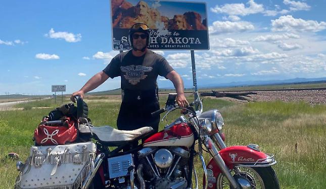 33 mila chilometri in Harley per ricordare Greta: sette amici attraversano le Americhe nel segno della solidariet&agrave;