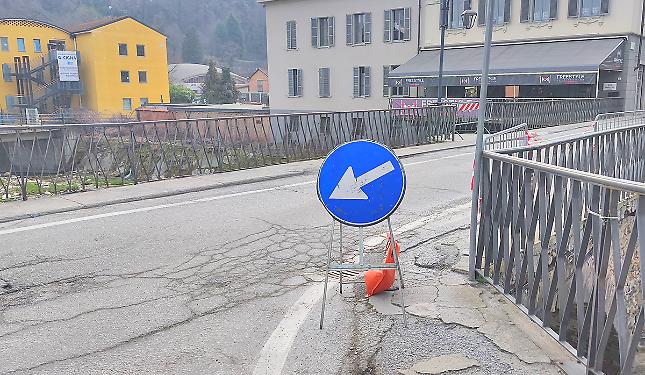 Un'altra settimana di lavori al ponte