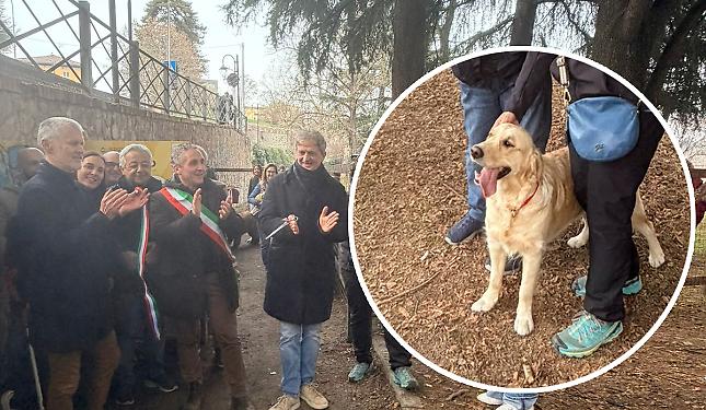 Il Comune mise in palio 20 mila euro e i cittadini scelsero di fare l'area cani: ora &egrave; aperta