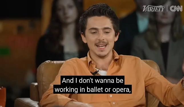 Timoth&eacute;e Chalamet: &ldquo;Non lavorerei mai nell&rsquo;opera&rdquo;. La risposta ironica del mondo della classica diventa virale