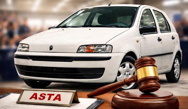 Il Comune mette in vendita una Fiat Punto del 2002: base d&rsquo;asta 500 euro