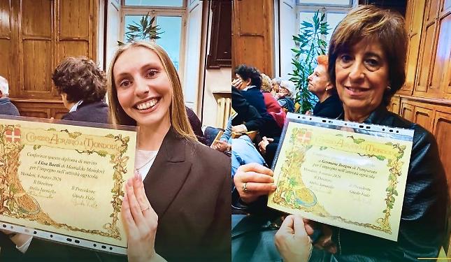 Donne in agricoltura: Elisa Boetti e Germana Borgna premiate dal Comizio Agrario di Mondov&igrave;