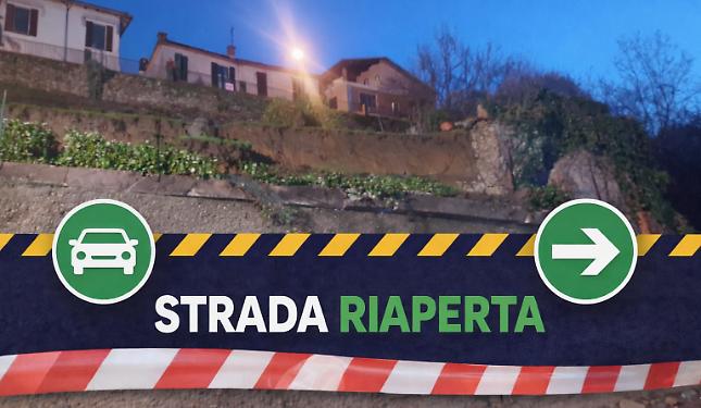 Riaperta la Provinciale: traffico a senso unico alternato dopo la frana