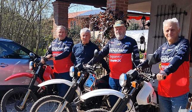 I tre storici fondatori tornano nel Moto club dove tutto era iniziato, 50 anni dopo