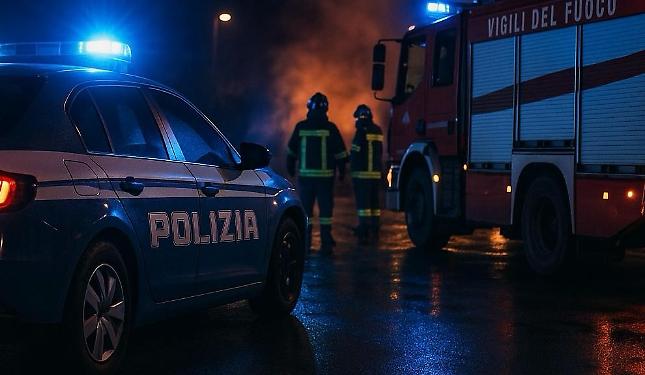Auto a fuoco nelle campagne: rinvenuto all'interno il cadavere di una donna