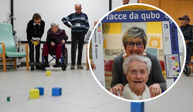 La solidariet&agrave; in Casa di riposo... rotola e rimbalza: &laquo;Facciamo giocare gli anziani con le bocce quadrate&raquo;