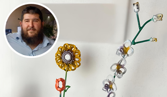 Il ferro non &egrave; mai stato cos&igrave; leggero: pezzi duri e freddi diventano morbidi fiori colorati