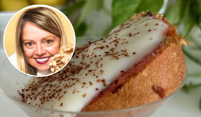 Dolce di recupero della colomba