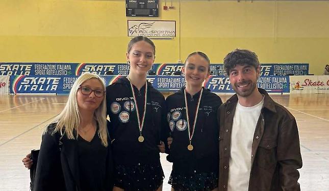 Quattro vittorie su quattro, i pattinatori d'oro di Dogliani