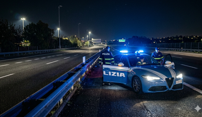 46enne trovato morto a fianco all'auto, sull'autostrada: indaga la Polizia