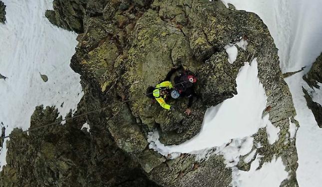 Dramma sfiorato in quota a Crissolo: alpinisti bloccati recuperati con il verricello