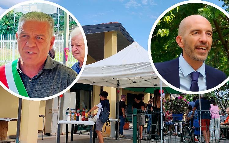 A sinistra il sindaco Roberto Murizasco, a destra il direttore del CSSM Valerio Giovanni Lantero