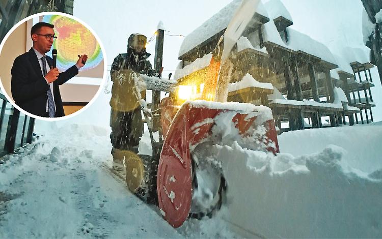 Arriva il maltempo: piogge diffuse e fitte nevicate in montagna