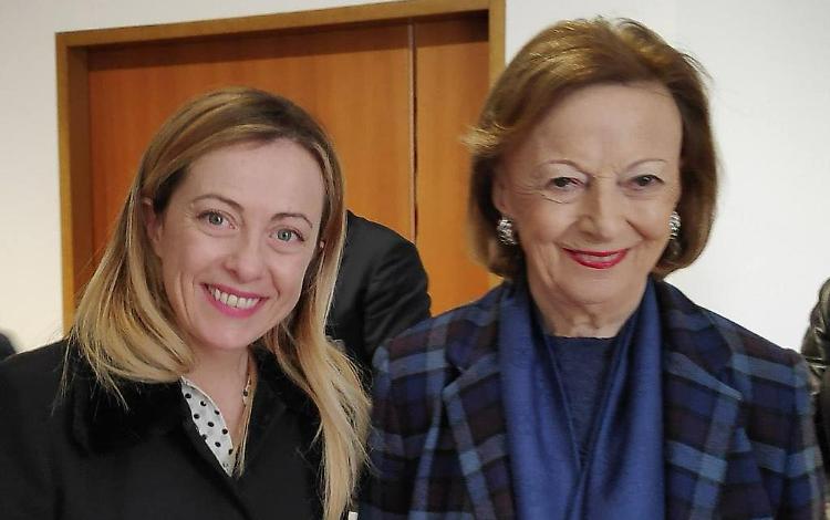 Giorgia Meloni ricorda Maria Franca Ferrero: &laquo;Con la sua Fondazione ha sostenuto migliaia di famiglie&raquo;