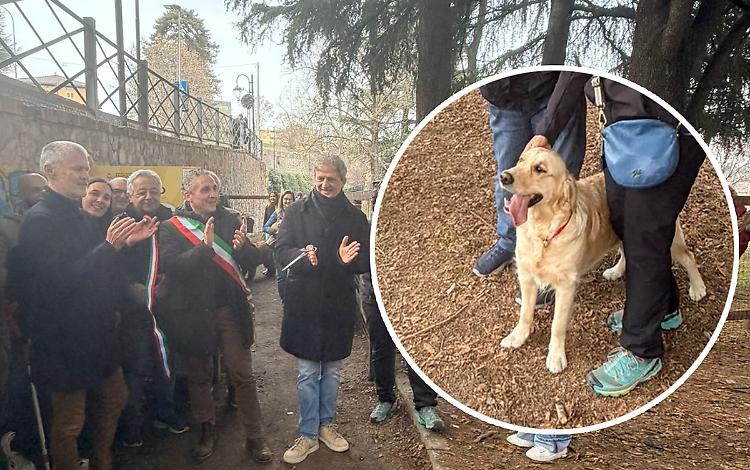Il Comune mise in palio 20 mila euro e i cittadini scelsero di fare l'area cani: ora &egrave; aperta