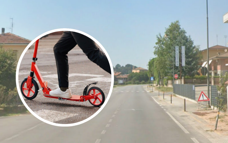 Ragazzo cade dal monopattino in via Torino: rilievi in corso