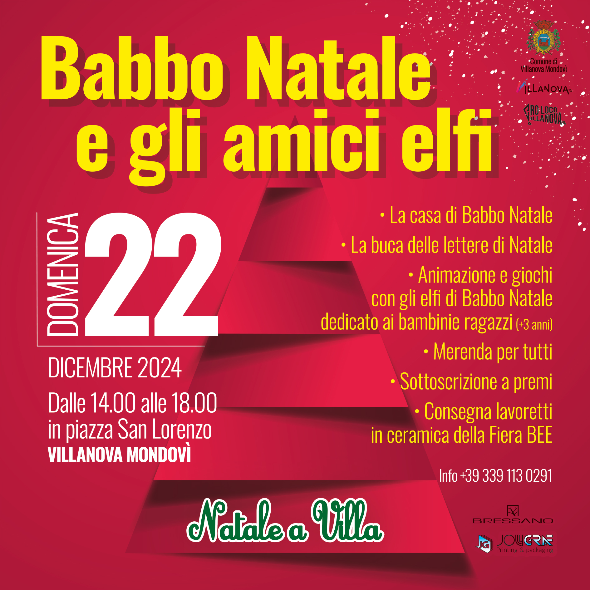 Villanova Babbo Natale Elfi