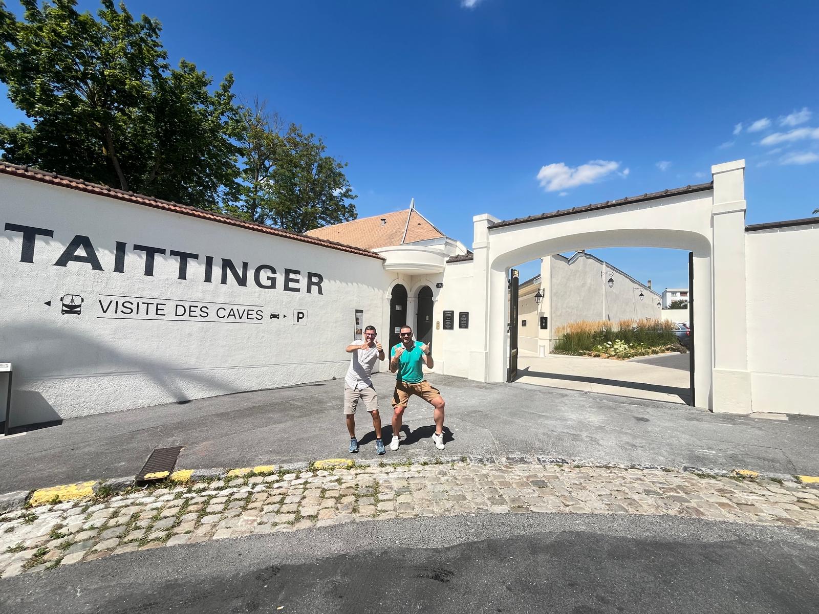 La visita a Taittinger (Reims)