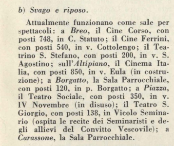 Paragrafo del numero dell'ottobre del 1957 della rivista torinese "Rassegna Tecnica"