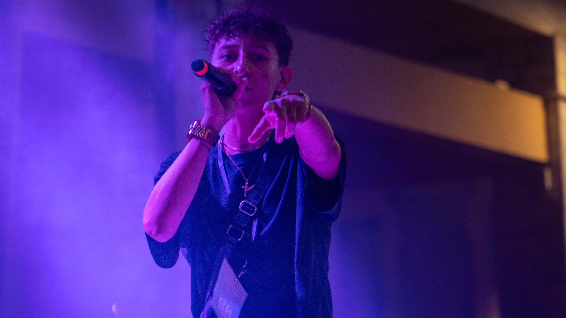 Kappa El Santo, rapper, tra i finalisti del Contest, che aveva già partecipato lo scorso anno