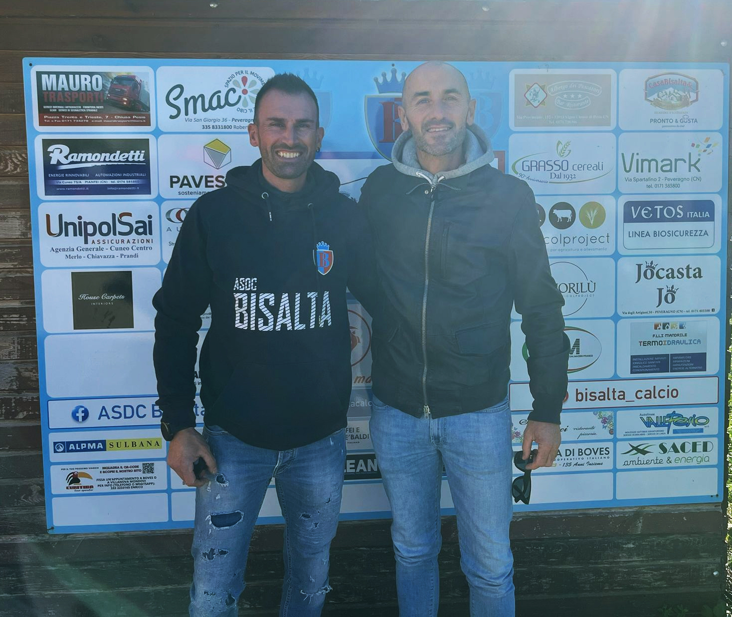 Giordanengo e Borghese, la storia del calcio locale in tribuna a Chiusa 